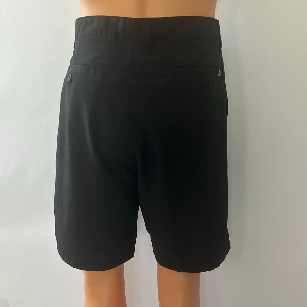 Hurley Men’s Black Stretch Hybrid Walkshorts Chino Shorts Size 36